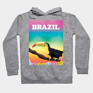 Brazil Toucan travel poster Hoodie